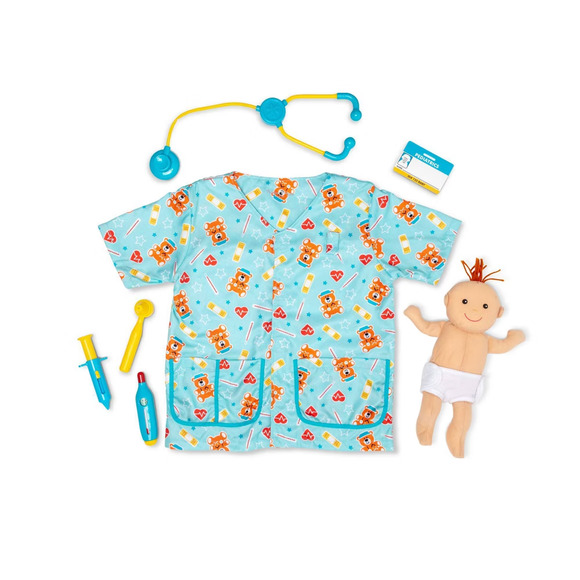 Melissa & Doug Other - Melissa & Doug Pediatric Nurse Role Play Costume Set (8pc) -